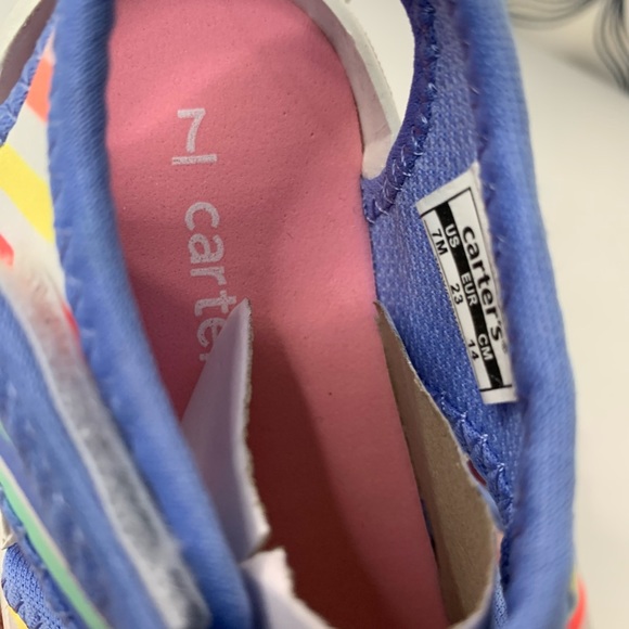 Carter’s girls Water shoes/sandal size 6 or 7 multi color - Picture 3 of 15